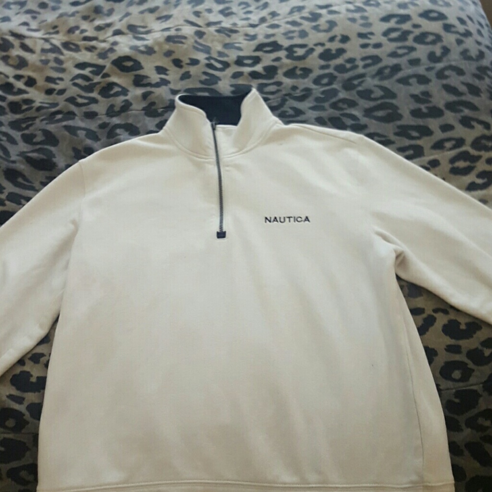 White Collared Nautica jacket